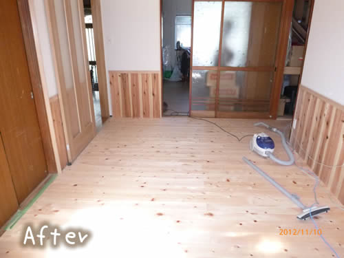 リビングリフォーム例1：リフォーム後