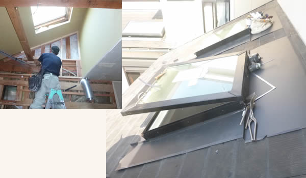 天井窓リフォーム2